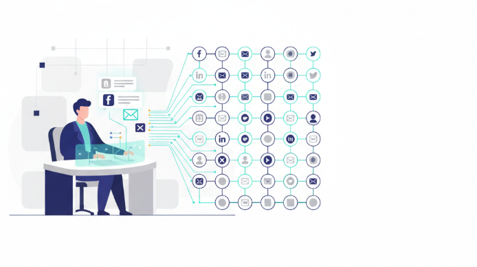 Content Across a Large Network