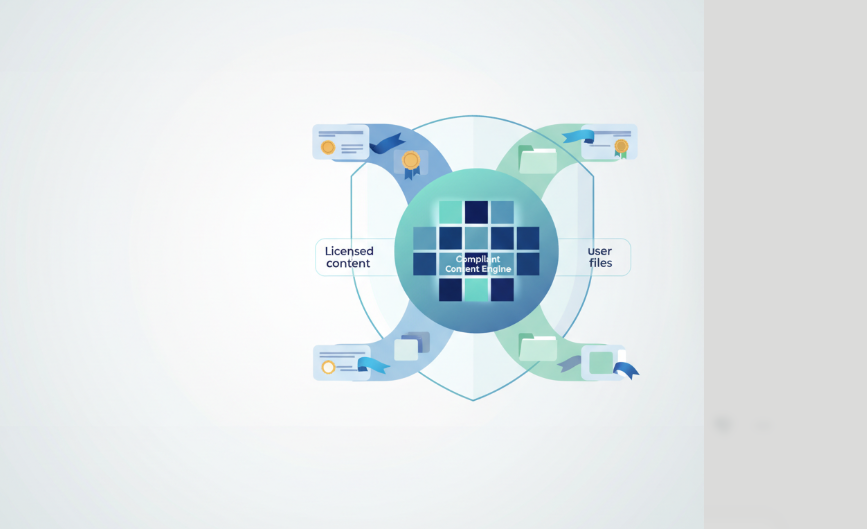 Blending Licensed Content