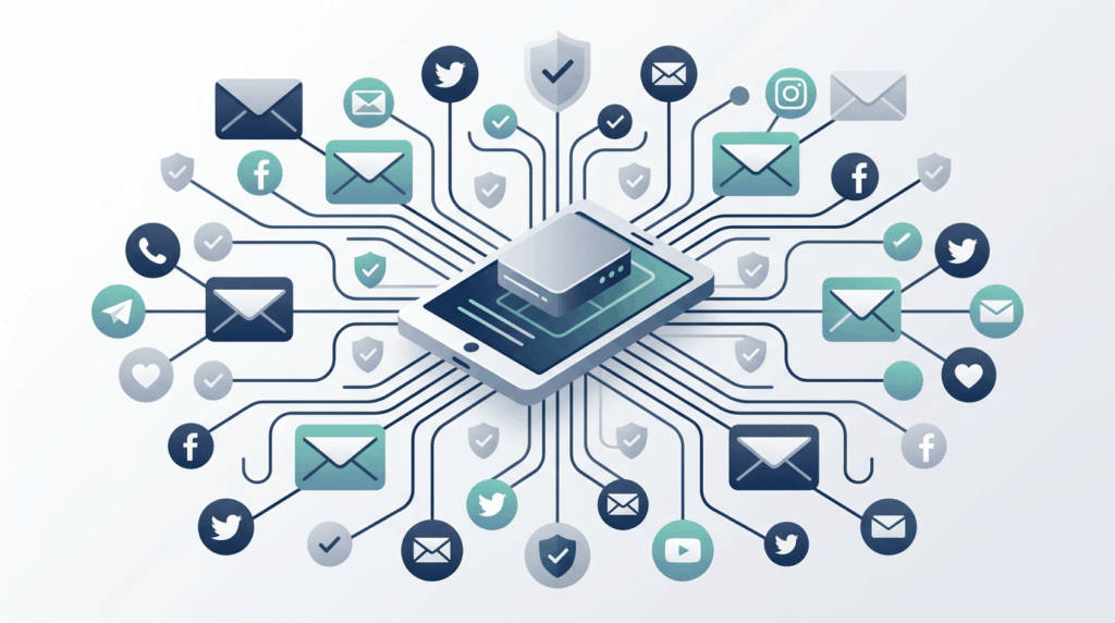 Licensed Content Across Email and Social