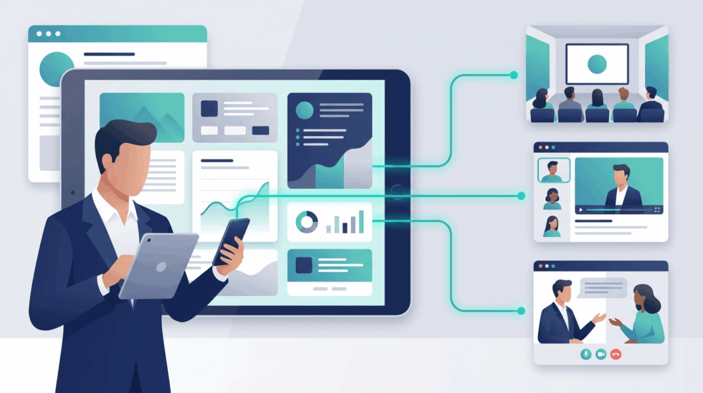 Mobile Content in Seminars, Webinars, and One‑to‑One Meetings