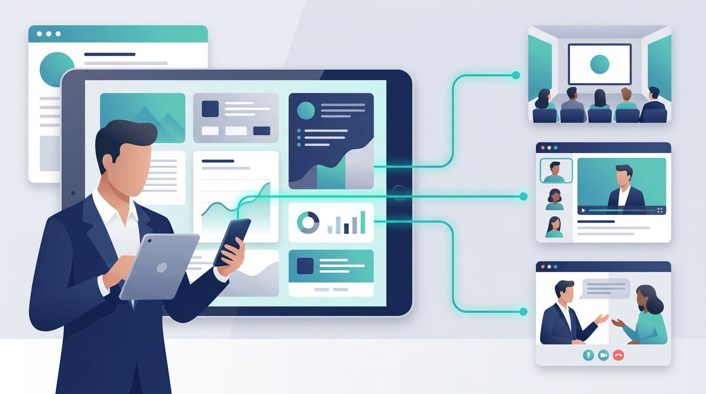 Mobile Content in Seminars, Webinars, and One‑to‑One Meetings